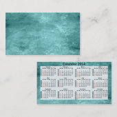 名刺のカレンダー2014年 名刺 (正面/裏面)