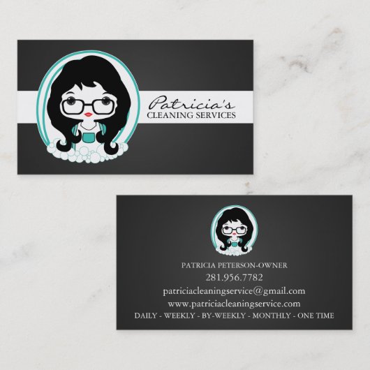 名刺のクリーニング 名刺 (正面/裏面)