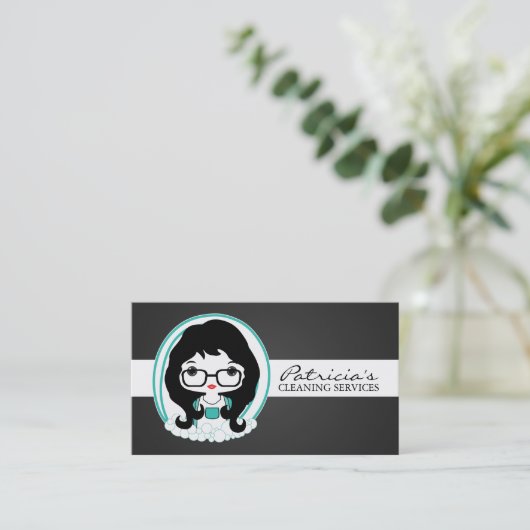 名刺のクリーニング 名刺 (スタンド正面)