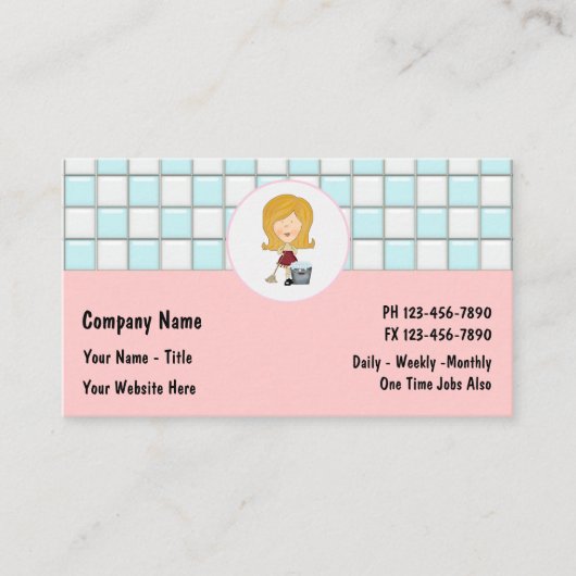 名刺のクリーニング 名刺 (正面)