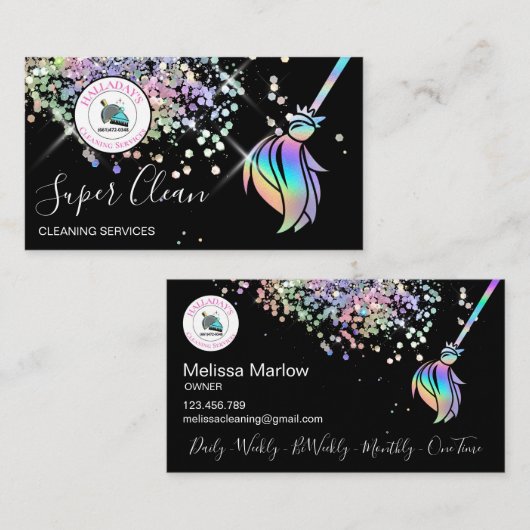 名刺のクリーニング 名刺 (正面/裏面)