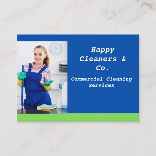 名刺のクリーニング 名刺 (正面)