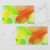 名刺のクールなデザイン 名刺 (正面/裏面)