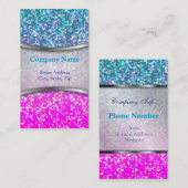 名刺のグリッターのグラフィックの背景 名刺 (正面/裏面)