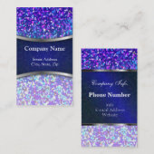 名刺のグリッターのグラフィックの背景 名刺 (正面/裏面)