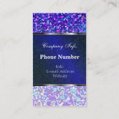 名刺のグリッターのグラフィックの背景 名刺 (裏面)