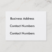 名刺のコンピュータイメージ 名刺 (裏面)