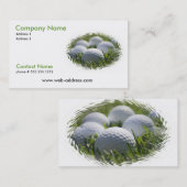 名刺のゴルフ・ボール 名刺 (正面/裏面)