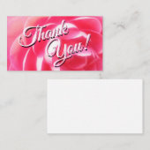 名刺のサイズ「ありがとう」メモ 名刺 (正面/裏面)