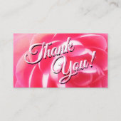 名刺のサイズ「ありがとう」メモ 名刺 (正面)