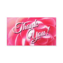 名刺のサイズ「ありがとう」メモ