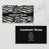 名刺のシマウマ 名刺 (正面/裏面)
