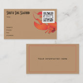 名刺のシーフード 名刺 (正面/裏面)