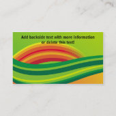 名刺のスイカ 名刺 (裏面)