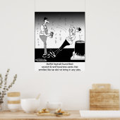 名刺のスクラッチとスニッフ ポスター (キッチン)