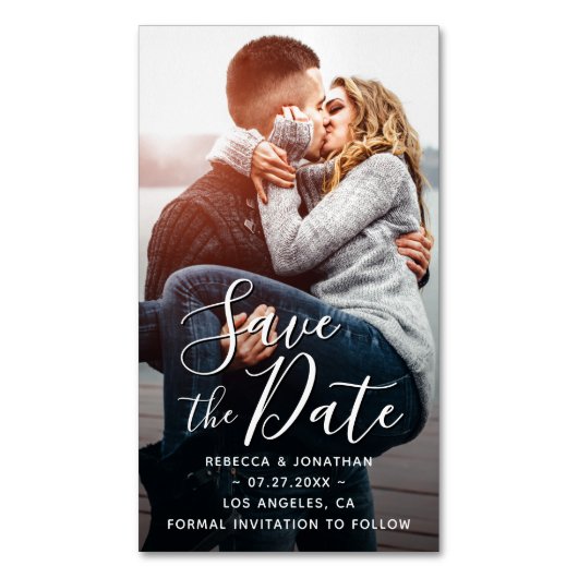 名刺のセーブザデートマグネット| 25パック マグネット名刺 (正面縦)