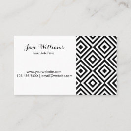 名刺のダイヤモンドの背部黒 名刺