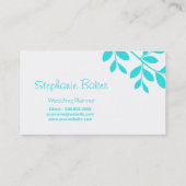 名刺のツリーブランチのウェディングプランナー 名刺 (裏面)