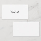 名刺のテスト 名刺 (正面/裏面)