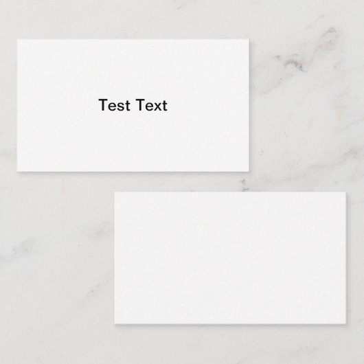 名刺のテスト 名刺 (正面/裏面)