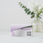 名刺のテンプレートのダンス 名刺 (スタンド正面)