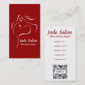 名刺のテンプレートのヘアーサロン 名刺 (正面/裏面)