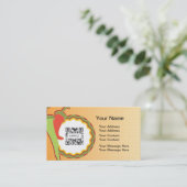 名刺のテンプレートのメキシコ人のレストラン 名刺 (スタンド正面)