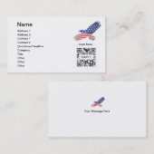 名刺のテンプレートのワシ 名刺 (正面/裏面)