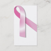 名刺のテンプレートの乳癌の認識度 名刺 (裏面)