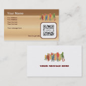 名刺のテンプレートの初等教育 名刺 (正面/裏面)