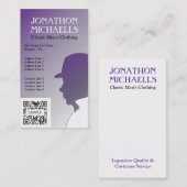 名刺のテンプレートの小売りの人の衣類 名刺 (正面/裏面)