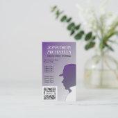 名刺のテンプレートの小売りの人の衣類 名刺 (スタンド正面)