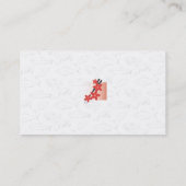 名刺のテンプレートの日本食料理店 名刺 (裏面)