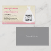 名刺のテンプレートの結婚 名刺 (正面/裏面)