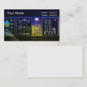 名刺のテンプレートの航空 名刺 (正面/裏面)