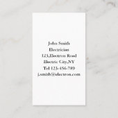 名刺のテンプレートを転換して下さい 名刺 (裏面)