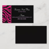 名刺のテンプレート**はっきりしたなピンク 名刺 (正面/裏面)