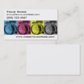 名刺のテンプレート: カメラマン 名刺 (正面/裏面)