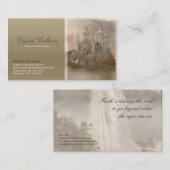 名刺のテンプレート-ファンタジーの城 名刺 (正面/裏面)