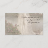 名刺のテンプレート-ファンタジーの城 名刺 (裏面)