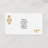 名刺のテンプレート 名刺 (裏面)