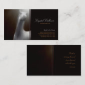 名刺のテンプレート-暗闇を絵を描いている馬 名刺 (正面/裏面)