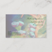 名刺のテンプレート-海水生命絵画 名刺 (裏面)