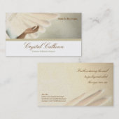 名刺のテンプレート-美しい天使の絵画 名刺 (正面/裏面)