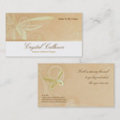 名刺のテンプレート-美しい蝶 名刺 (正面/裏面)