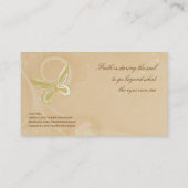 名刺のテンプレート-美しい蝶 名刺 (裏面)