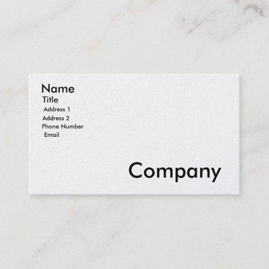 名刺のデザイン 名刺 (正面)