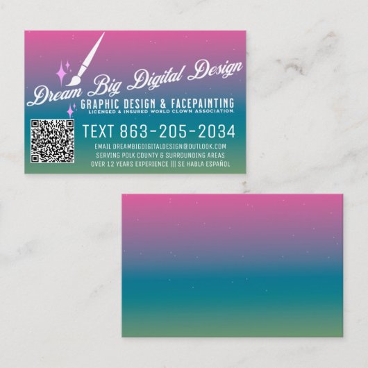 名刺のデザイン 名刺 (正面/裏面)