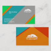 名刺のデモ(透かしと) 名刺 (正面/裏面)