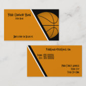 名刺のバスケットボール 名刺 (正面/裏面)